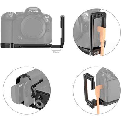 1020545_C.jpg - SmallRig L-Shape Mount Plate for Canon EOS R6 MK II, R5, R5 C and R6 - Image 3