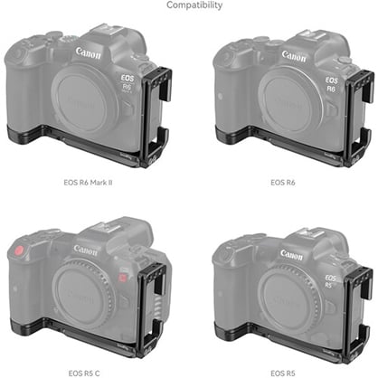 1020545_E.jpg - SmallRig L-Shape Mount Plate for Canon EOS R6 MK II, R5, R5 C and R6 - Thumbnail 5
