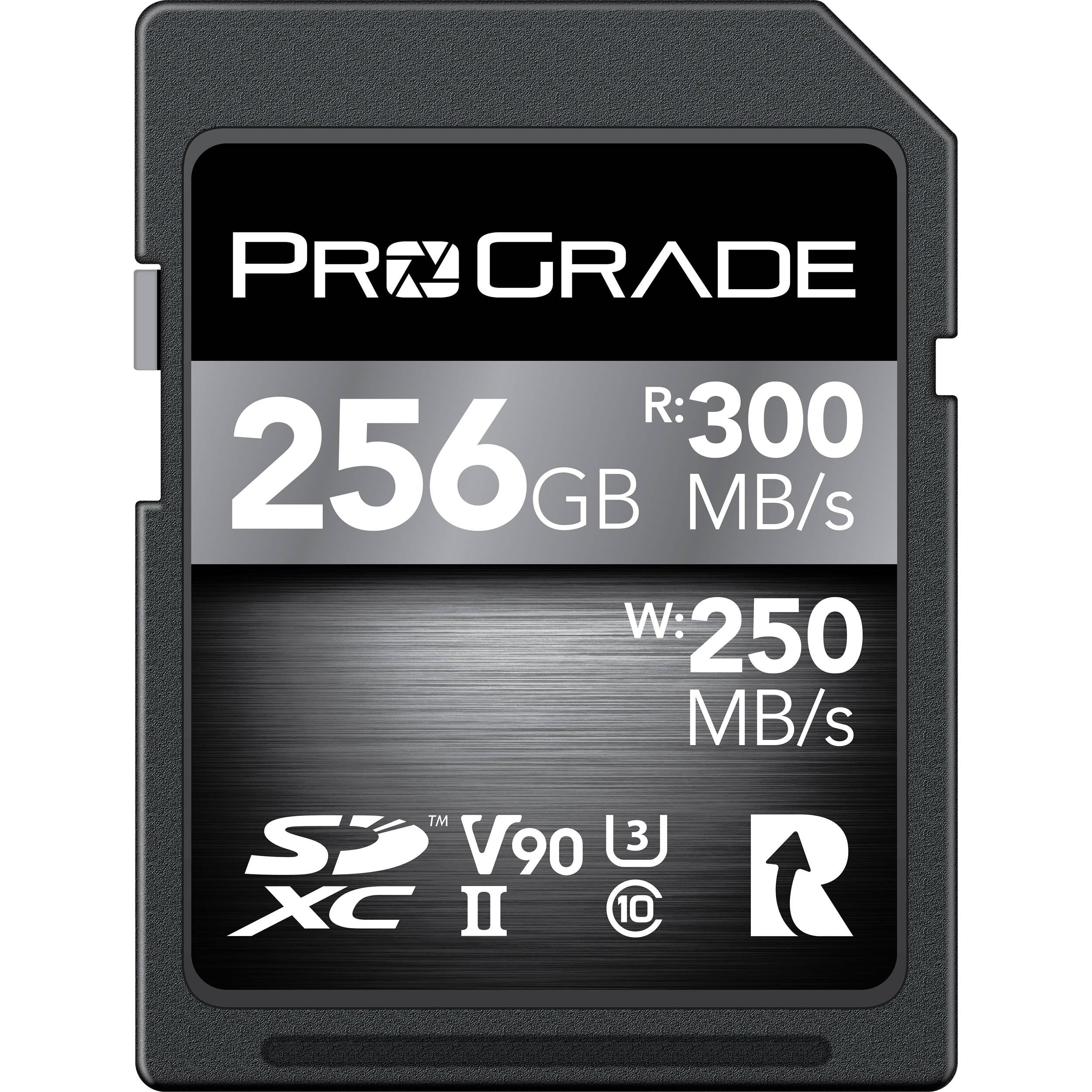 Best image for ProGrade Digital 256GB UHS-II V90 SDXC Memory Card 300MB/S W250MB/S