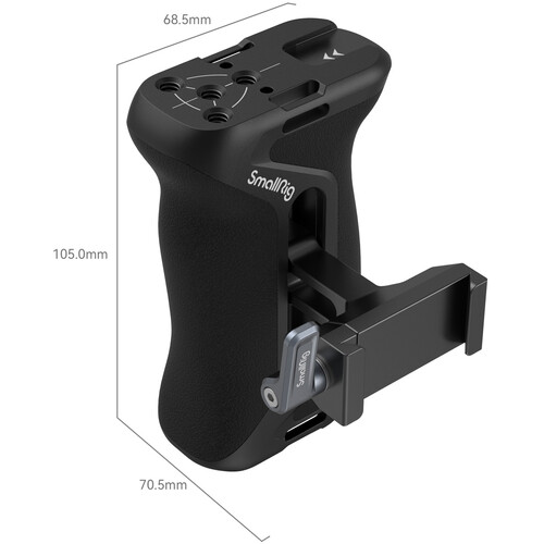1021985_A.jpg - SmallRig Side Handle with Arca-Type Clamp Adapter 4416