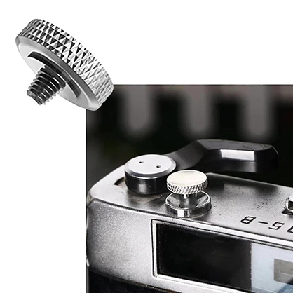 Camera Armour Shutter Release Button - Silver