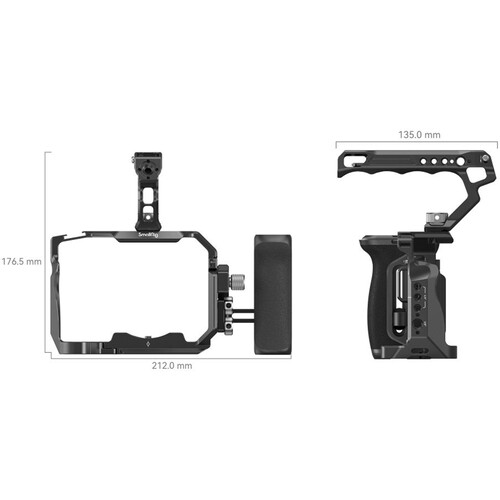 1022395_C.jpg - SmallRig Advanced Cage Kit for Sony a7R V, a7 IV and a7S III - Image 3