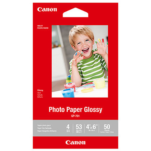 Canon GP-701 Glossy Photo Paper 4 x 6 - 50pk