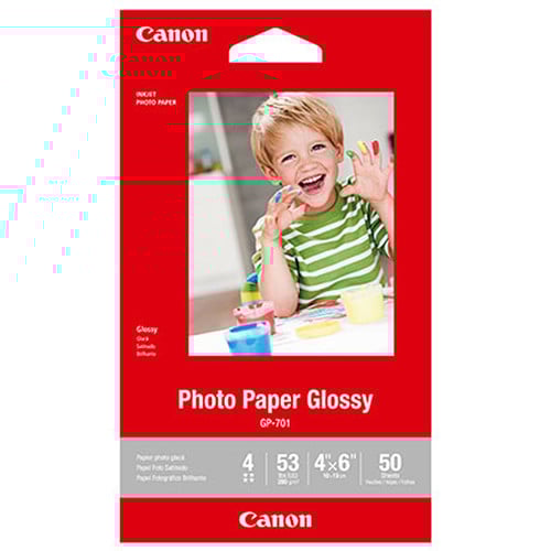 Canon GP-701 Glossy Photo Paper 4 x 6 - 50pk