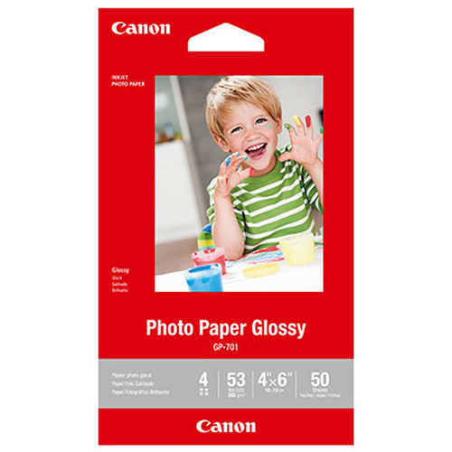 Canon GP-701 Glossy Photo Paper 4 x 6 - 50pk - Best Available Image