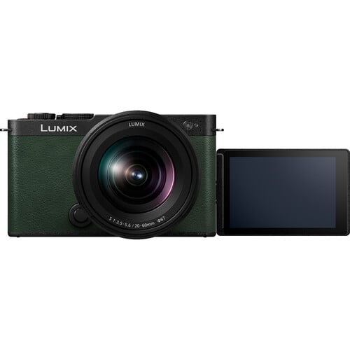 1022725_B.jpg - Panasonic Lumix S9 Mirrorless Camera + 20-60mm Lens (Olive Green) - Thumbnail 2