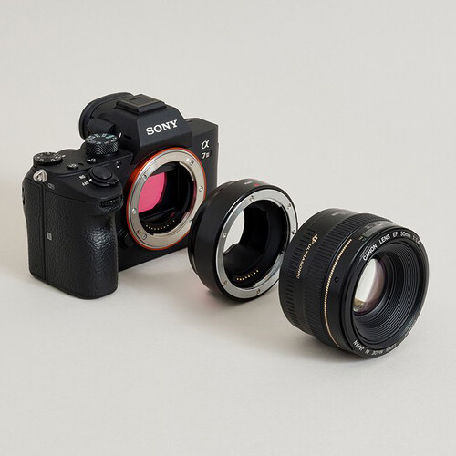 1022875_A.jpg - Urth Automatic Lens Adapter for Canon EF/EF-S-Mount Lens to Sony E-Mount Body - Thumbnail 1