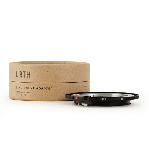 1022915_A.jpg - Urth Manual Lens Mount Adapter for Nikon F-Mount Lens to Canon EOS EF/EFs Camera - Thumbnail 1