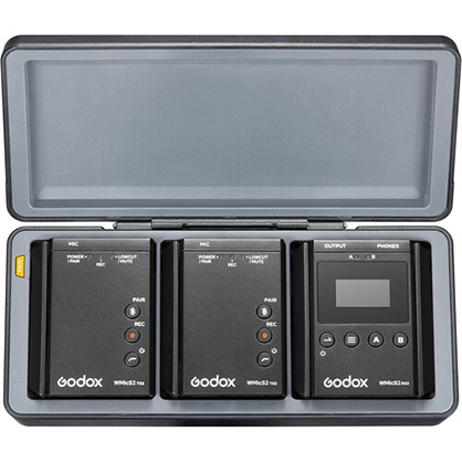 1023425_C.jpg - Godox WMicS2 UHF Compact 2-Person Wireless Microphone System (514 to 596 MHz) - Image 3