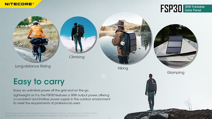 1023435_B.jpg - Nitecore FSP30 30W Foldable Solar Panel - Thumbnail 2