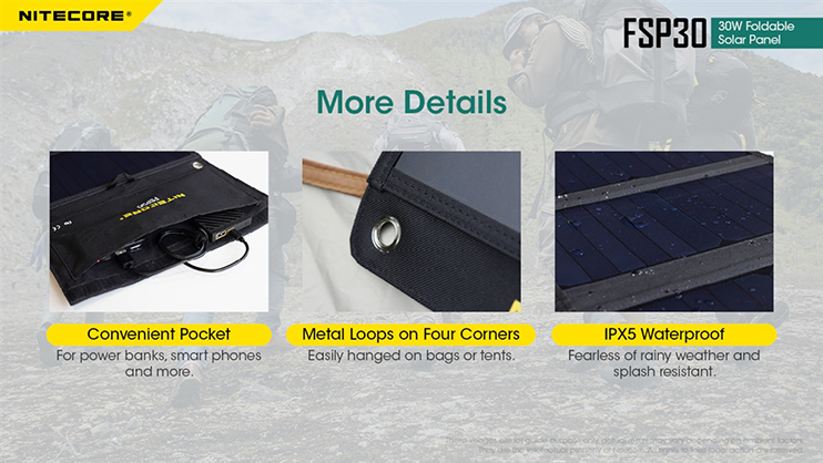 1023435_D.jpg - Nitecore FSP30 30W Foldable Solar Panel - Thumbnail 4