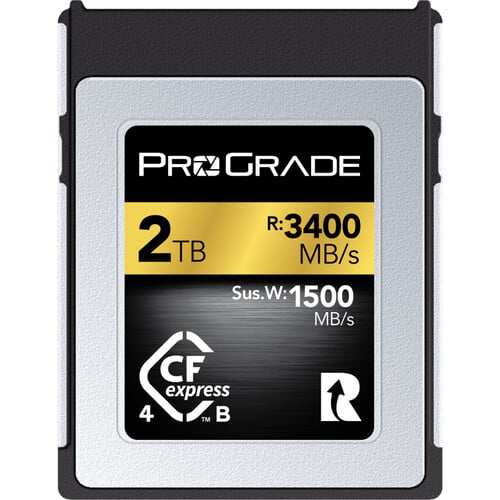 ProGrade 2TB CFexpress 4.0 Type B Gold Memory Card