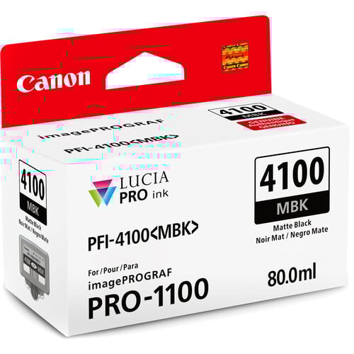 Best image for Canon PFI-4100 Matte Black Pigment Ink Tank (80mL)
