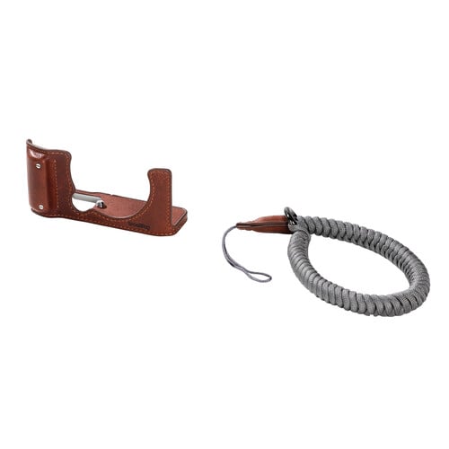 SmallRig Leather Half Case Kit for FUJIFILM X-M5 (Brown) 4880 - Best Available Image