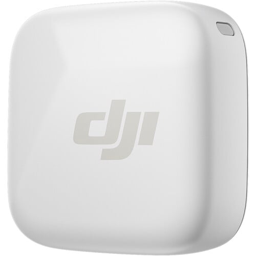 DJI Mic Mini Clip-On Transmitter with Built-In Microphone 2.4 GHz Infinity White