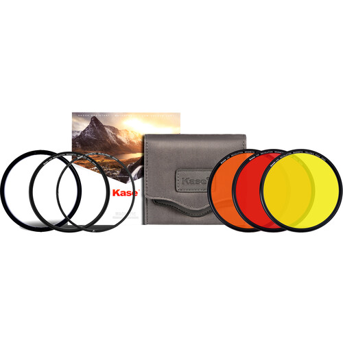 Best image for Kase Revolution Black and White 3-in-1 Filter Kit (Yellow, Orange, Red, 49mm)