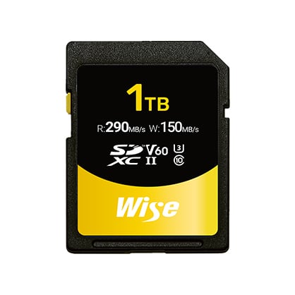 Wise 1TB SD-S UHS-II SDXC V60 Memory Card
