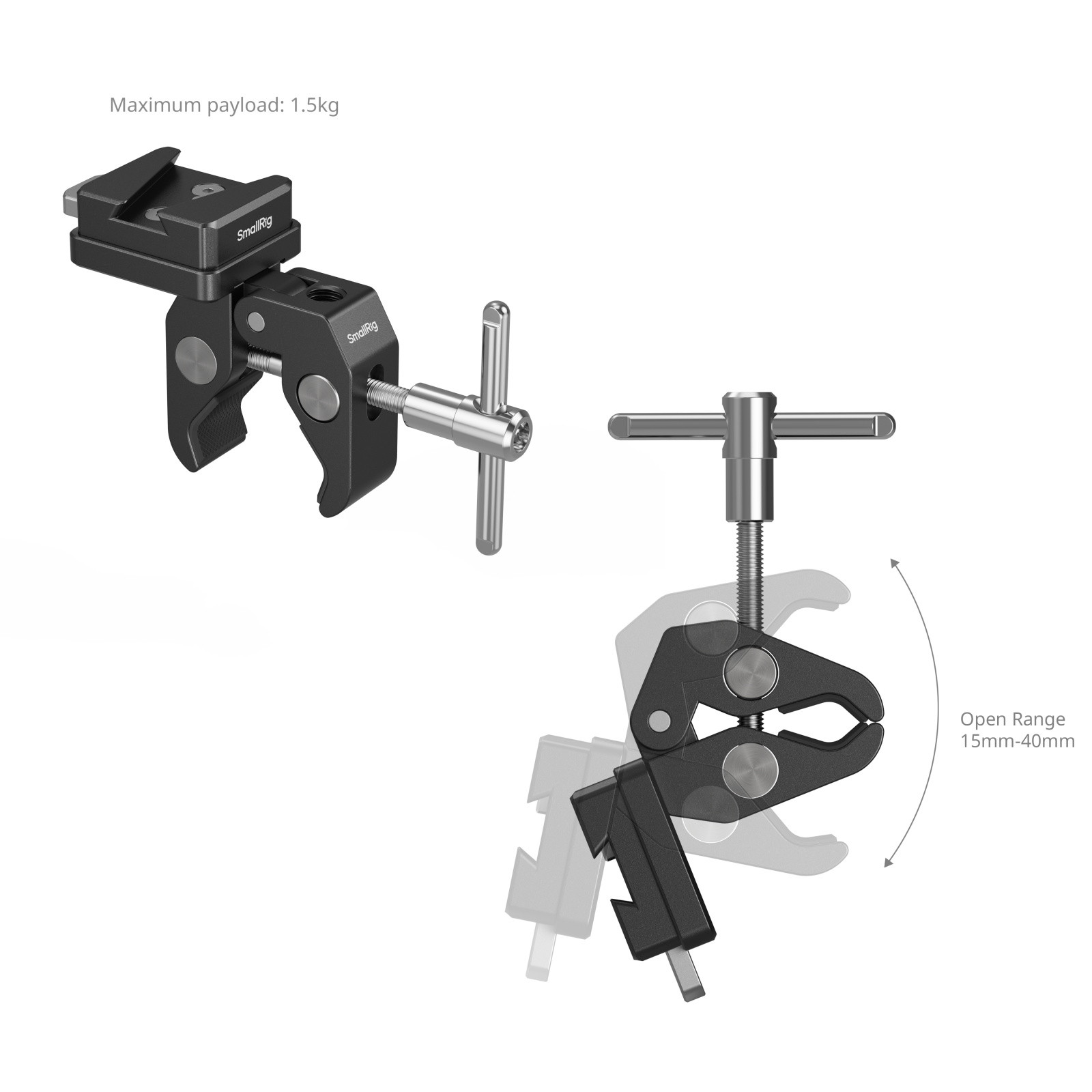 1024695_A.jpg - SmallRig V-Mount Crab-Shaped Clamp 5313 - Thumbnail 1