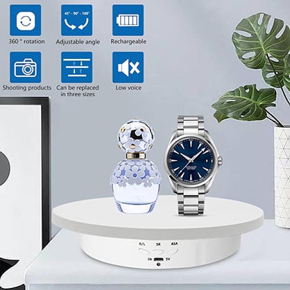 1024775_A.jpg - Camera Armour 3in1 Electric Turntable Rotating Display Stand - Thumbnail 1