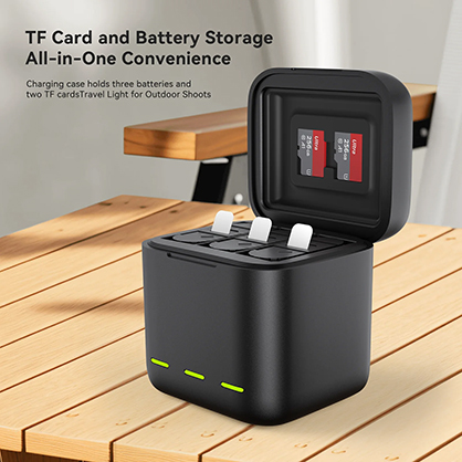 1024835_C.jpg - Telesin Retractable Charging Box for GoPro Hero 13 - Thumbnail 3