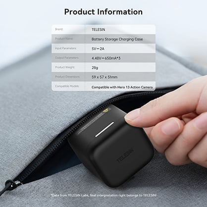 1024835_F.jpg - Telesin Retractable Charging Box for GoPro Hero 13 - Thumbnail 6