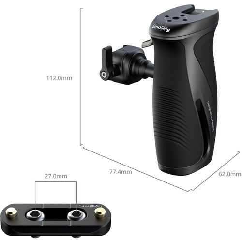 1025215_C.jpg - SmallRig Rotating Side Handle with NATO Clamp 5160 - Image 3