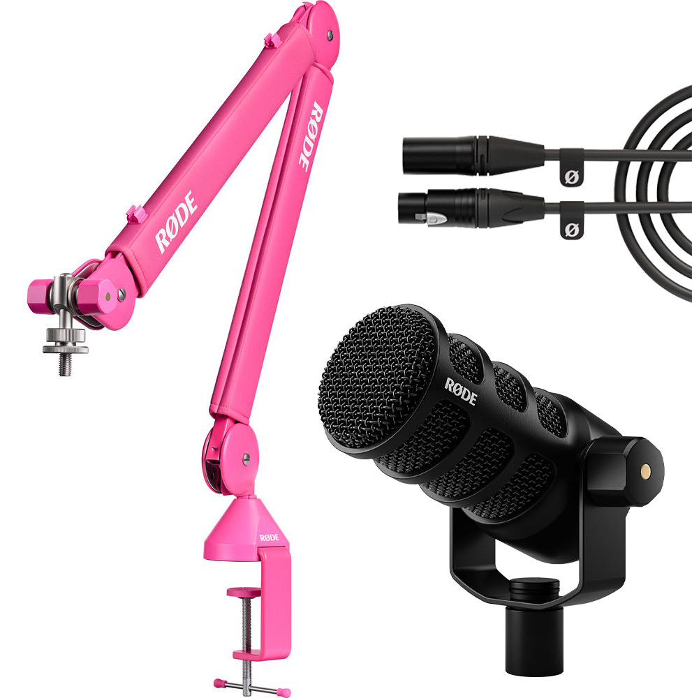 Rode PodMic USB Podcast Kit Pink - Best Available Image