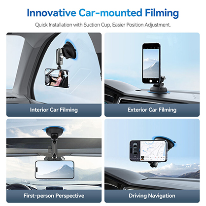 1025895_C.jpg - Telesin Car Suction Cup Mount with MagSafe - Image 3