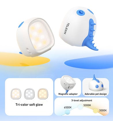 Best image for Telesin Mini Monster Magnetic Pocket LED Light