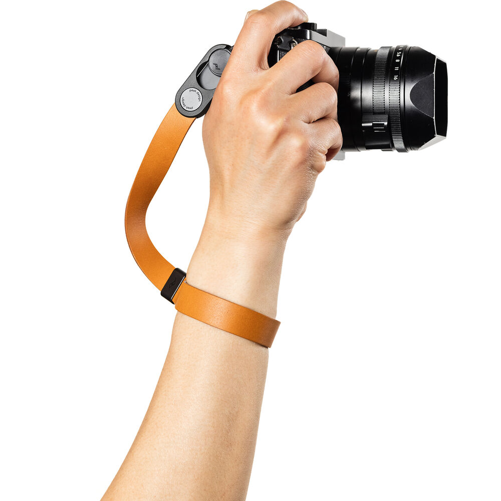 Best image for Peak Design Cuff Leather Camera Wrist Strap (Amber)