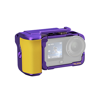 Telesin Aluminium Street Shot Set DJI Osmo Action 6 Purple Gold Limited Edition - Best Available Image