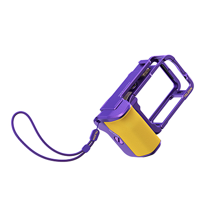 1026145_B.jpg - Telesin Aluminium Street Shot Set DJI Osmo Action 6 Purple Gold Limited Edition - Image 2