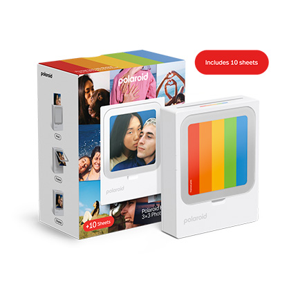 Polaroid Hi-Print 3x3 Pocket Photo Printer with 10 Sheets of Paper - Best Available Image