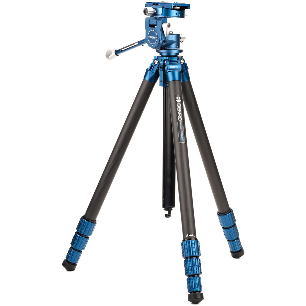 Benro SuperSlim Carbon Fibre Series 1.5 Tripod with PHVF3 Hybrid Flip Head - Best Available Image
