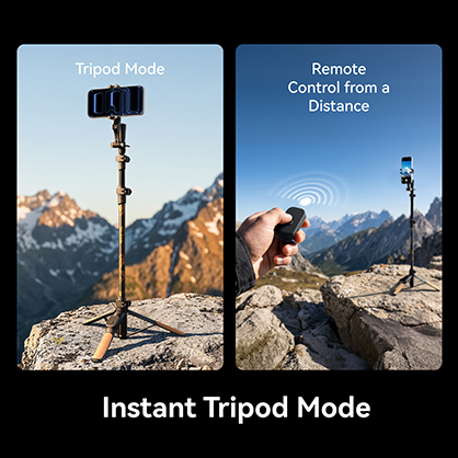1026685_E.jpg - Telesin TrekShot Multifunctional Monopod / Selfie Stick with Remote - Image 5