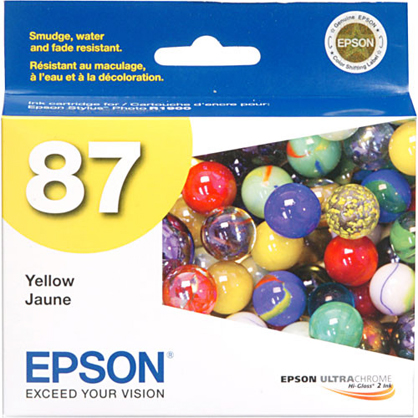 Best image for EPSON T0874 YELLOW INK (R1900)