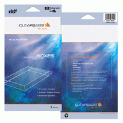 CLEARBAGS RPAB8X11  PHOTO BOX  ( 5 )