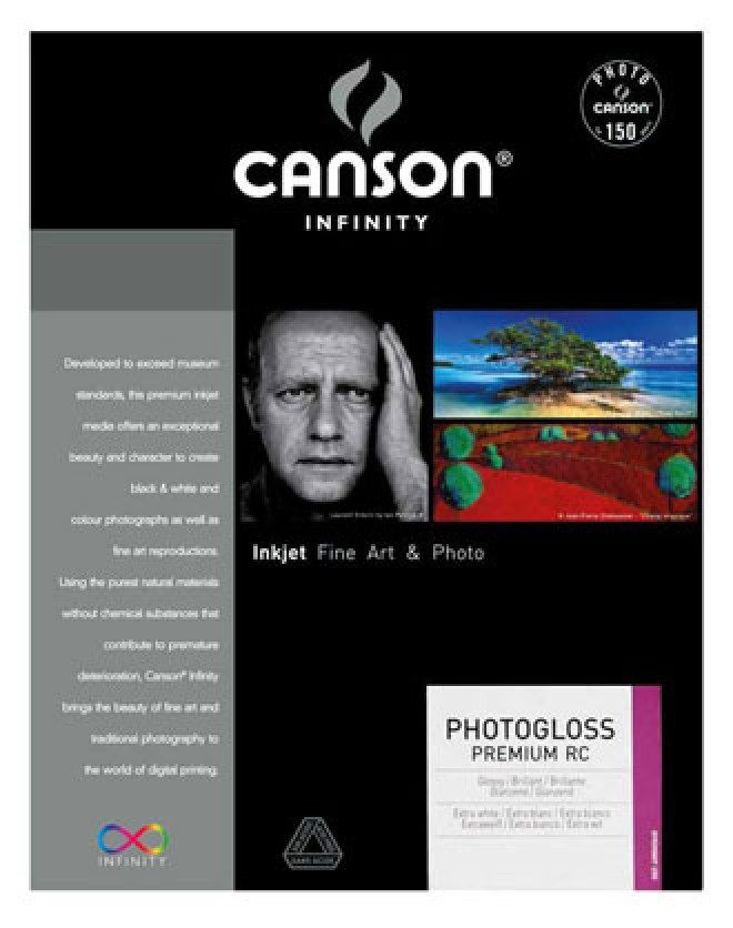 Canson Photogloss Prem RC 270g A3+ x 25 sheets