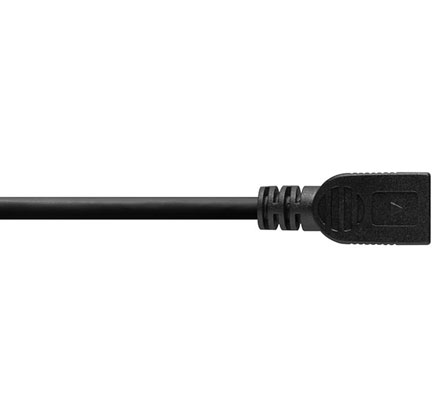 1010316_D.jpg - TetherPro Mini B USB Left Angle Cable Adapter (1ft./30cm)