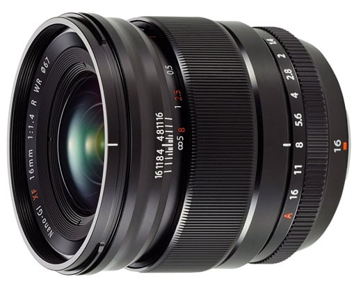 Fujifilm XF 16mm f1.4 R WR Lens