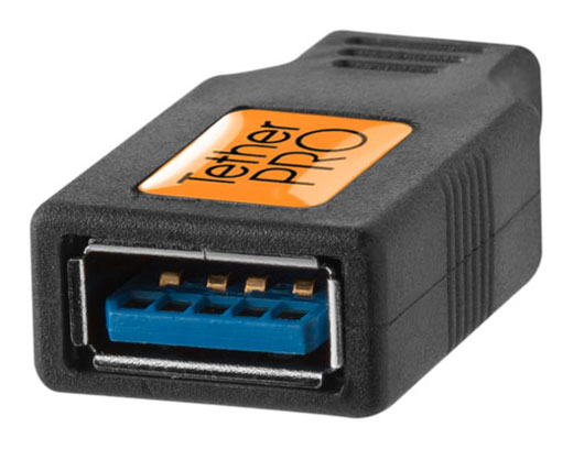 1011406_C.jpg - Tether Tools USB 3.0 OTG Adapter Micro B Male A Female