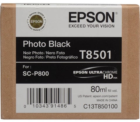 Best image for Epson T8501 80ml ink Photo Black SC-P800