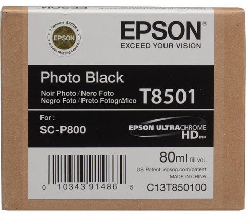 Best image for Epson T8501 80ml ink Photo Black SC-P800