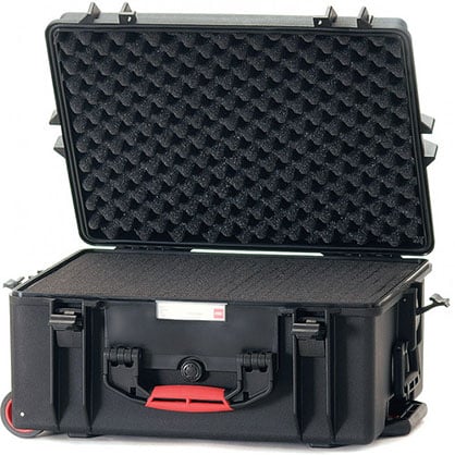 HPRC 2600W Wheeled Hard Case with Foam -Black