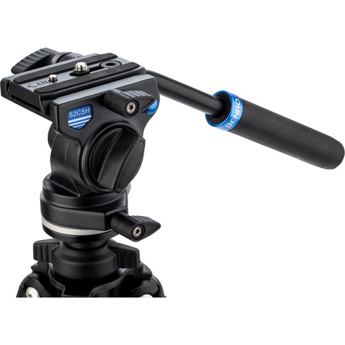 1015816_C.jpg - Benro SLIM Video Tripod Kit (Aluminum) - Image 3