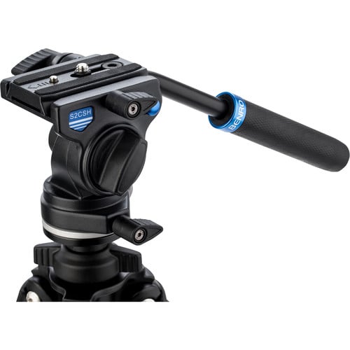 1015816_C.jpg - Benro SLIM Video Tripod Kit (Aluminum) - Image 3