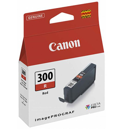 Canon LUCIA PRO PFI-300 Red Ink Cartridge