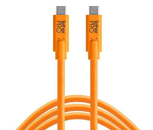 TetherPro CUC10-ORG USB-C to USB-C 3m Orange - Best Available Image