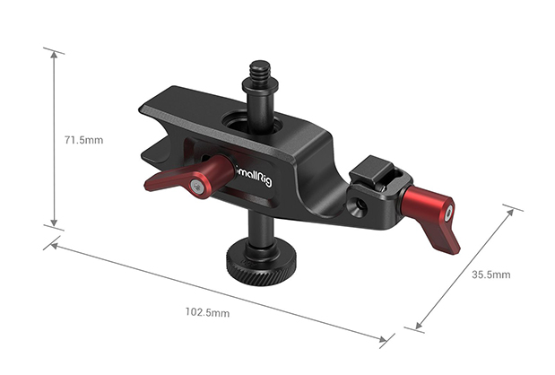 1017066_B.jpg - SmallRig 15mm LWS Rod Support for Matte Box - Image 2