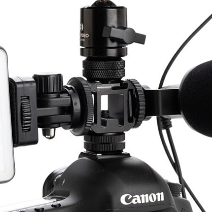 1018436_B.jpg - Benro MeVIDEO Livestream Triple Cold Shoe - Image 2